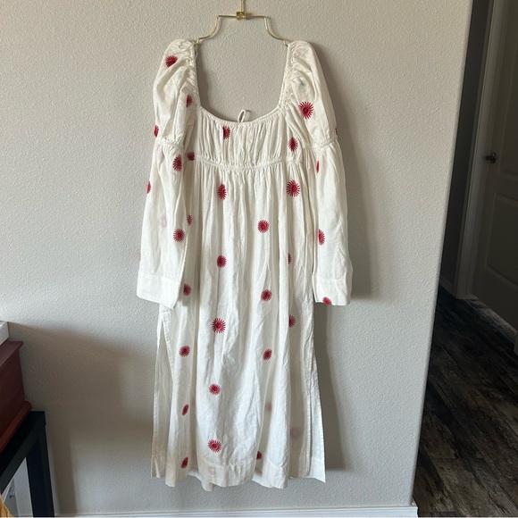 Free People Emory Embroidered Midi Dress - Picture 12 of 13